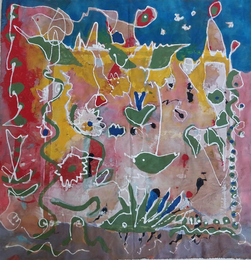 Linhas brancas, obra de Martha Barros